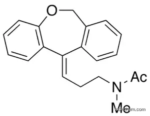 Molecular Structure of 250331-54-5 ((E)-N-Acetyl-N-desmethyl Doxepin)